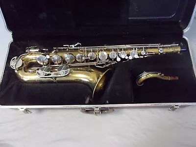 Vintage Buescher Aristocrat 200 U.s.a. Tenor Saxophone + Case • $599.60