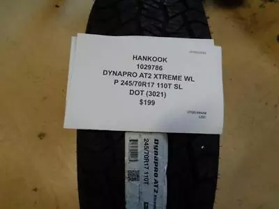 Hankook Dynapro At2 Xtreme Wl P 245 70 17 110t Sl All Terrain Tire 1029786 Bq3 • $170.95