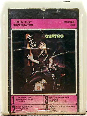SUZI QUATRO Quatro    8 TRACK TAPE CARTRIDGE • $34.95