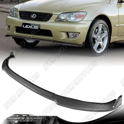 For 01-05 Lexus IS300 Carbon Style Front Bumper Lip Body Kit Splitter Spoiler • $147.42