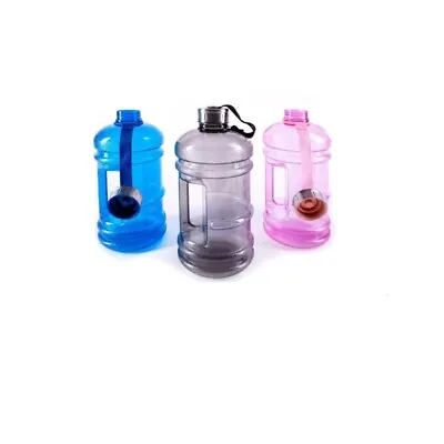 2.2L Water Bottle Large Durable BPA Free Plastic Sports Water Bottle Gym Office • £5.09
