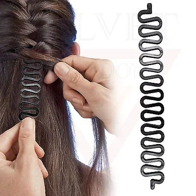 £2.65 • Buy Magic Hair Braiding Bun Maker French Hair Braiding Tool Roller Hook Hair Clip UK