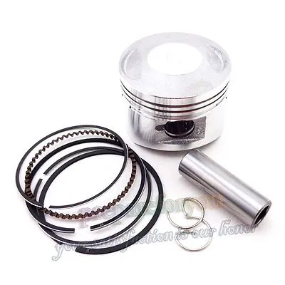 52mm Piston Kit 14mm Pin For Pit Dirt Bike ATV Quad 125cc Lifan Chinese CRF50 • £14.70