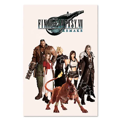 Final Fantasy VII (7) Remake Poster - Characters Art - High Quality Prints • $25.49