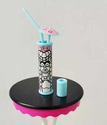 New Generation Girl Ana Barbie Doll My Room Tiki Cup Straw Umbrella Shot Glass • $11.98