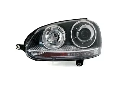 Vw Golf 5 Gti 2003-2008 Black Vp1401l Left Headlight Rht  • $297.08