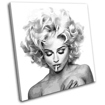 Madonna Music Iconic Celebrities SINGLE CANVAS WALL ART Picture Print VA • £19.99