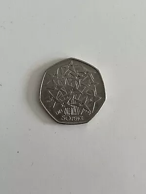 EU 1998 50p Coin European Union 50 Pence Coin Fifty Pence - Circulated • £2
