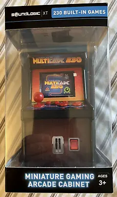 Sound Logic XT Multicade 230 Game Mini Arcade Video Cabinet *NIB* Mint Condition • $24