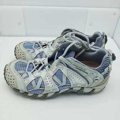 Merrell Women's Size 5 Continuum Waterpro Vibram Maipo Shoes Light Blue • $34.95