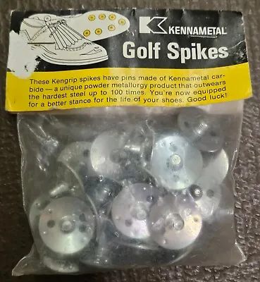 Kennametal Vintage Kengrip Carbide Metal Golf Spikes RARE NOS • $15.23