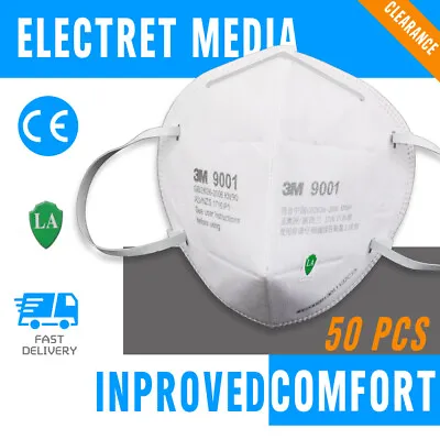 50X 3M Face Mask AS/NZS 1716 P1 9001 Protective Protection Respirator AU Stock • $49.99