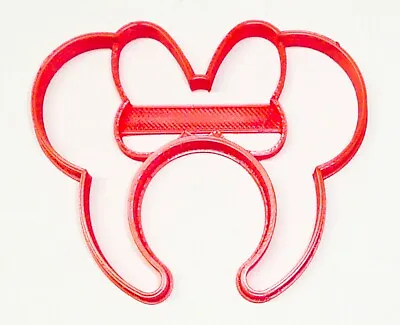 Minnie Mouse Ears Headband With Bow Cartoon Character Cookie Cutter Pr3309 • $2.99