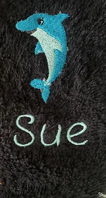 £6.99 • Buy Dolphin Towel -personalised -flannel / Hand Towel