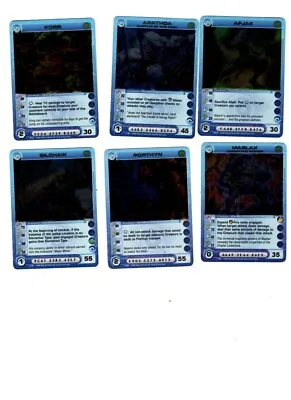 Lot #0083. 6 Rare Chaotic Creature Cards. Overworld.  Alliances Unraveled • $19