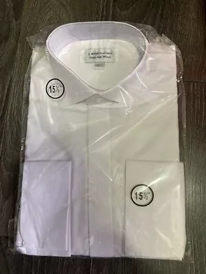 Gents White Victorian Collar Shirt • £7