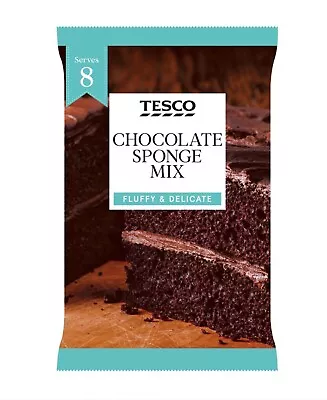 2 X Tesco Chocolate Sponge Cake Mix 400G • £8.95