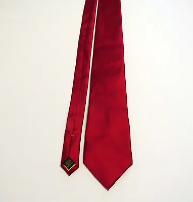 Donald J. Trump Solid Red Tie 100% Silk Signature Collection Pre-owned • $149.99