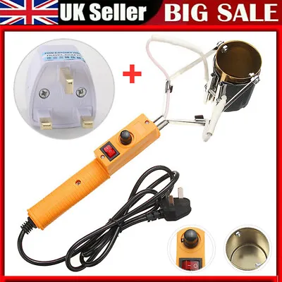 £16.95 • Buy 380W Electric Hand Held Lead Melting Pot Solder Furnace Casting Heads 450℃ Max.
