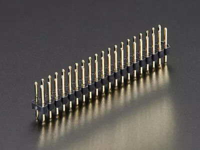 0.1  2x20-pin Strip Dual Male Header For Raspberry Pi Zero GPIO (Pack Of 10) • $6.95