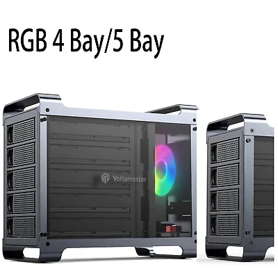 RGB 4/5 Bay RAID USB 3.0 To SATA External Hard Drive Enclosure For 2.5/3.5'' HDD • $170.99