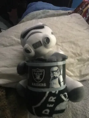 White Star Wars Storm Trooper Las Vegas Raiders Blanket Plushies • $15