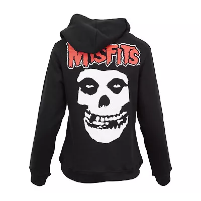 Misfits Red Plaid Cowl Fiend 138 Black Hoody Authentic License Item • $24.75