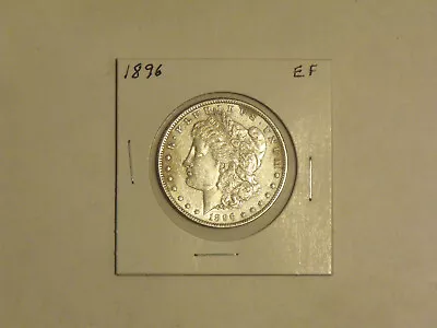 1896  Morgan Silver Dollar   Choice EF Condition W/rim Toning • $44.95