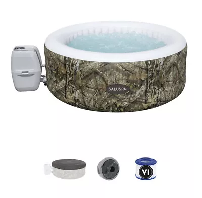 Saluspa Mossy Oak Inflatable 2-4 Person 177 Gal Hot Tub IN HAND READY FOR PICKUP • $399.99