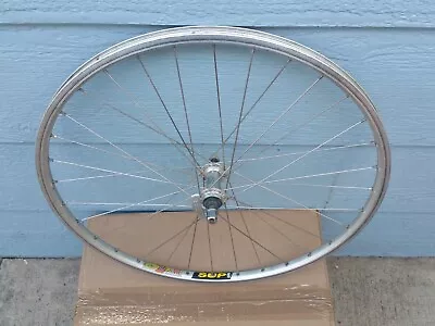 Vintage Mavic X517 SUP Front Mountain Bike Rim W/ Sachs Quarz Hub Silver France • $60