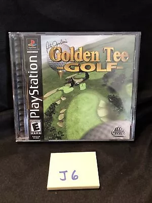 Peter Jacobsen's Golden Tee Golf (Sony PlayStation 1 PS1) Black Label Complete! • $21.99