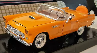 MOTOR MAX Die Cast 1:24 1956 Ford Thunderbird Yellow Classic Highly Collectible • $15