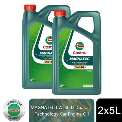 £80.09 • Buy CASTROL MAGNATEC 0W-30 D Car Engine Oil Start Stop Fully Synthetic 2x5 Litres