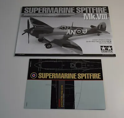 TAMIYA SUPERMARINE SPITFIRE Mk VIII 60320 ⭐PARTS⭐ INSTRUCTIONS & REF GUIDE 1/32 • $8.47