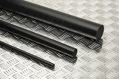 Delrin - Acetal Plastic Rod 2 1/2 -  2.50  Diameter X 12  Length - Black Color • $45.65