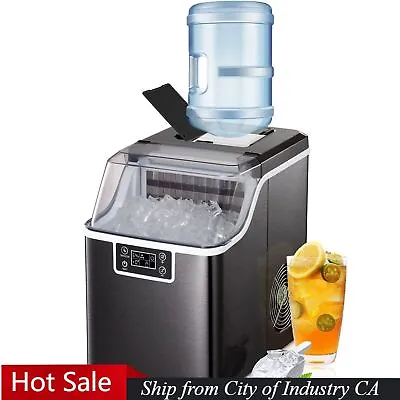 Counter Top Ice Maker Machine LCD Cube Home Makers With 44Lbs/24hfrom CA • $139.99