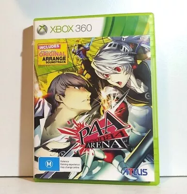 Person 4 Arena P4A Complete With Soundtrack   For Xbox 360   Pal • $38