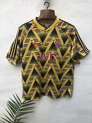 £240 • Buy Arsenal Away Shirt 1991-1993 Adidas Bruised Banana Rare Football Original Large