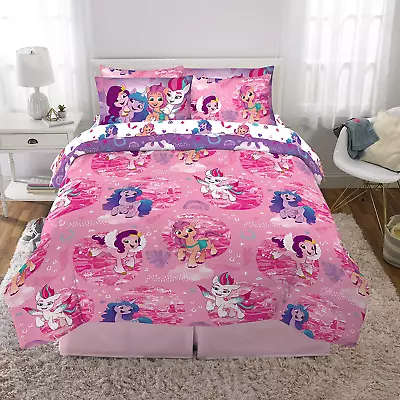 Kid Bedding Super Soft Comforter My Little Pony 7 Piece Full Size For Boys Girls • $109.08