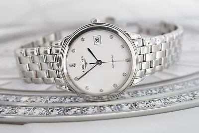 Longines Flagship L4.774.4 | 36mm Automatic | Diamond Dial | Full Set | Warranty • £730