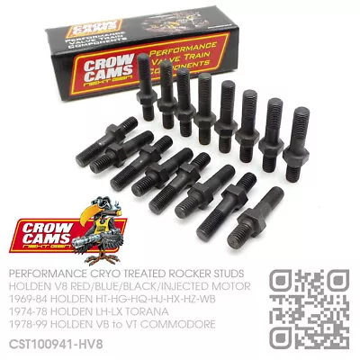 $115.50 • Buy Crow 7/16  Rocker Arm Stud Kit V8 253 304 308 [holden Vb-vc-vh-vk-vl Commodore]