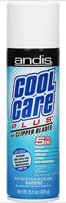 Andis Cool Care Plus Cleaner Spray For Clipper Blades Trimmer 5 In 1 Coolant • £9.15