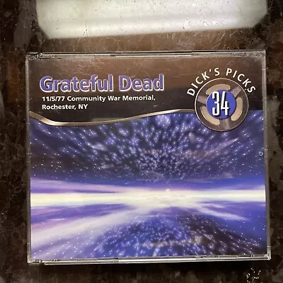 Dick's Picks Vol. 34: Rochester NY 11/5/77 By Grateful Dead (CD 2011)- • $150