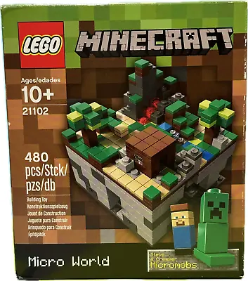 LEGO Minecraft Micro World The Forest 21102 New Factory Sealed Box Retired Set • $44.99