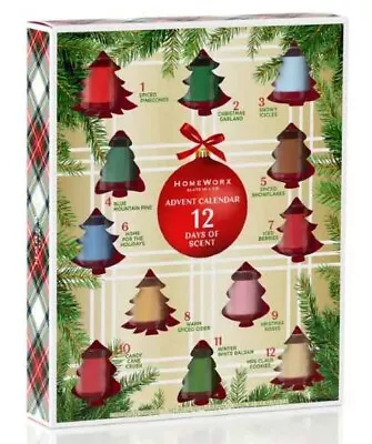 HomeWorx By Slatkin & Co. 12 Days Of Scents Candle Advent Calendar NEW • $26.99