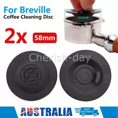 2X Cleaning Disc Fr Coffee Machine Breville BES900 BES920 BES980 BES990 58mm • $9.58