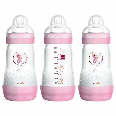 MAM Easy Start Anti-Colic Bottle 9 Oz (3-Count) Baby  Assorted Colors  Sizes  • $25.11