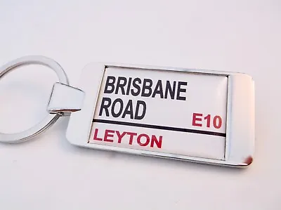 £4.99 • Buy Leyton Orient Stadium Road Badge Street Sign Keyring Key Fob Chain Pin Gift
