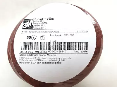 $10.99 • Buy 50 Pcs 3M 3-Inch Sanding Discs P180 Grit Hook Loop Aluminum Oxide Sandpaper