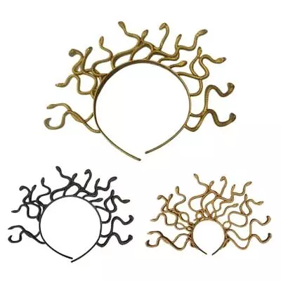 Medusa Snake Hair Goddess Costume Headband For Cosplay Or Dress Up • £3.67